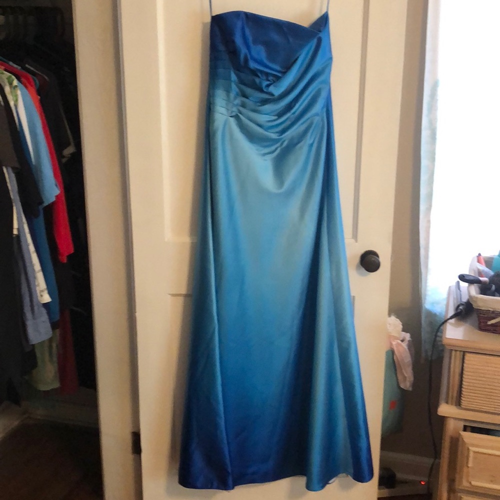Ombré Blue Dress